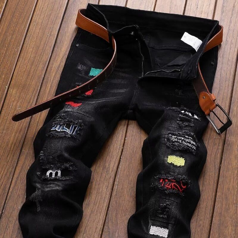 Streetwear Brand Jeans - Celana Jeans Pria Desainer Korea Model