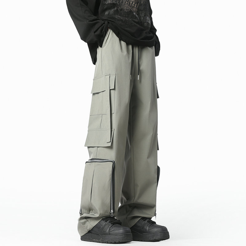 Streetwear Brands - Celana Kargo Pria Fashion Celana Jogger