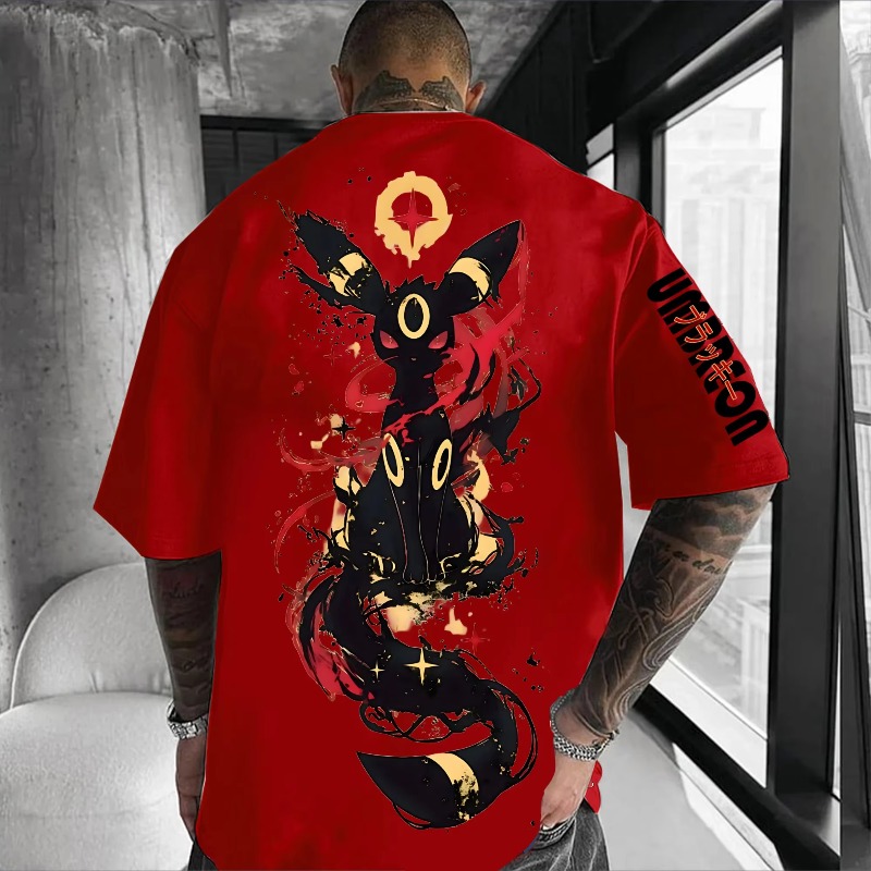 Streetwear Clothing Brands - Kaos Print Co-branding Pokémon Musim Panas