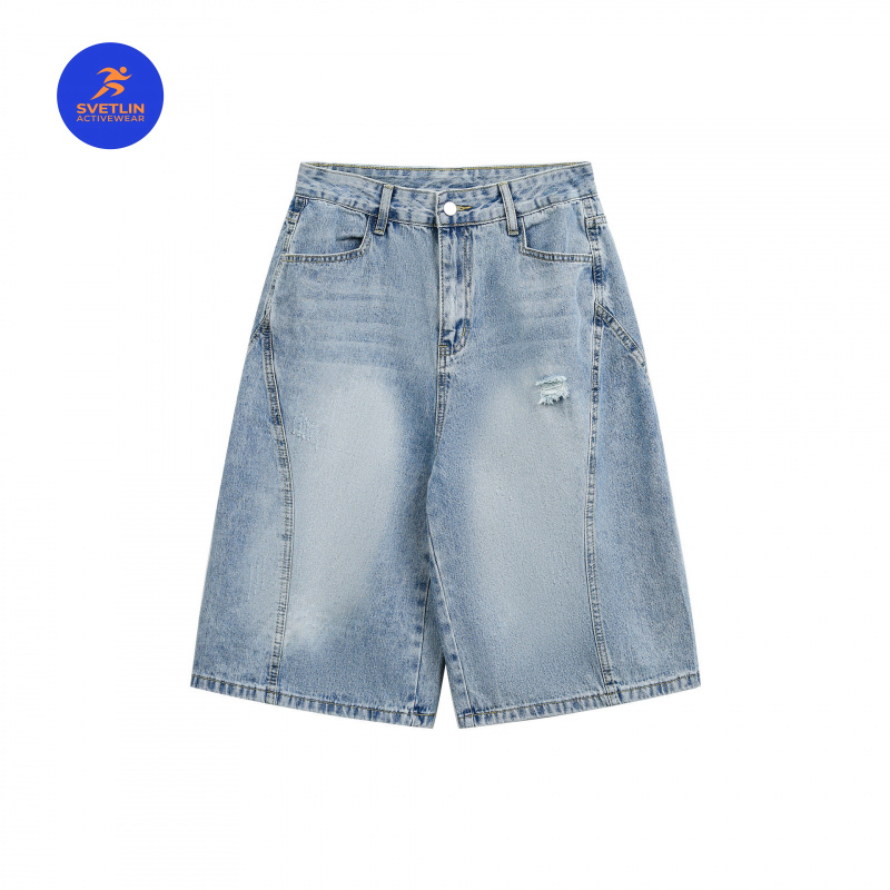 Streetwear Brand Jeans - Celana Pendek Jeans Berkualitas Mewah MAQVOB