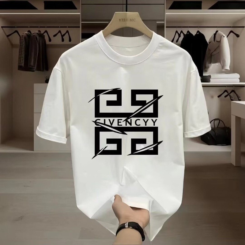 Streetwear Brand With A Logo - Kaos Pria 2026Men's GIVENCY dengan Cetakan