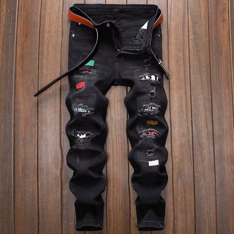 Celana Jeans Pria Desainer Kor - Streetwear Brand Jeans ulasan dan harga
