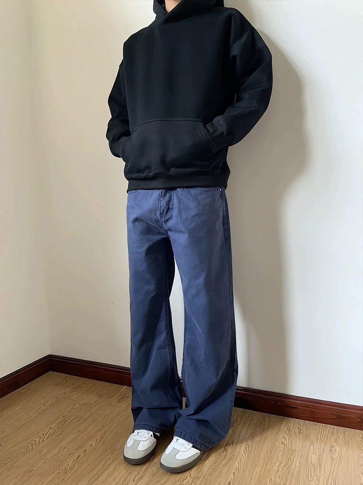 Cleanfit French Work Blue Cela - Streetwear Brand Jeans ulasan dan harga