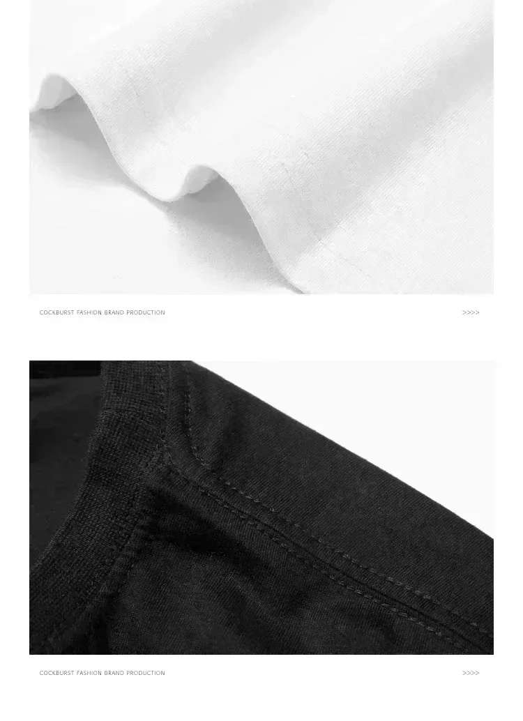 Kaos pria 100% katun murni mer - Streetwear Clothing Brands ulasan dan harga