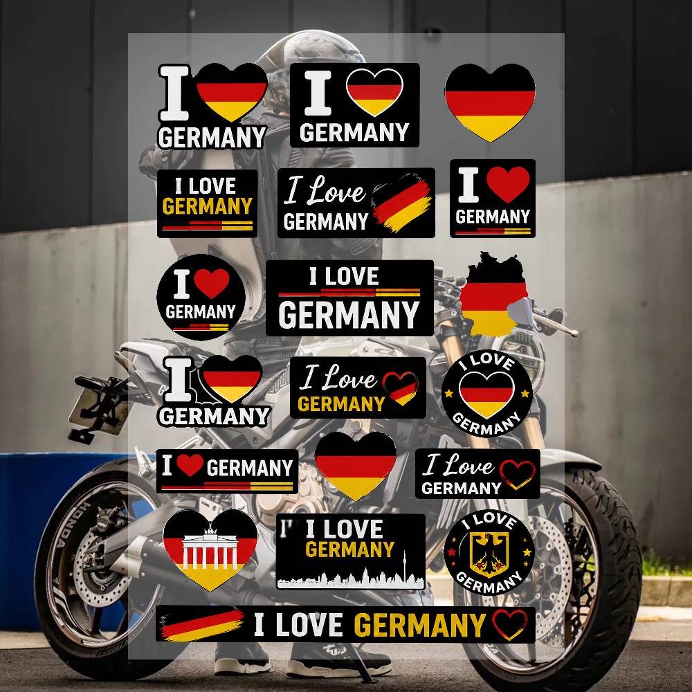 Stiker Merek Streetwear A-Germ - Streetwear Brand Germany ulasan dan harga