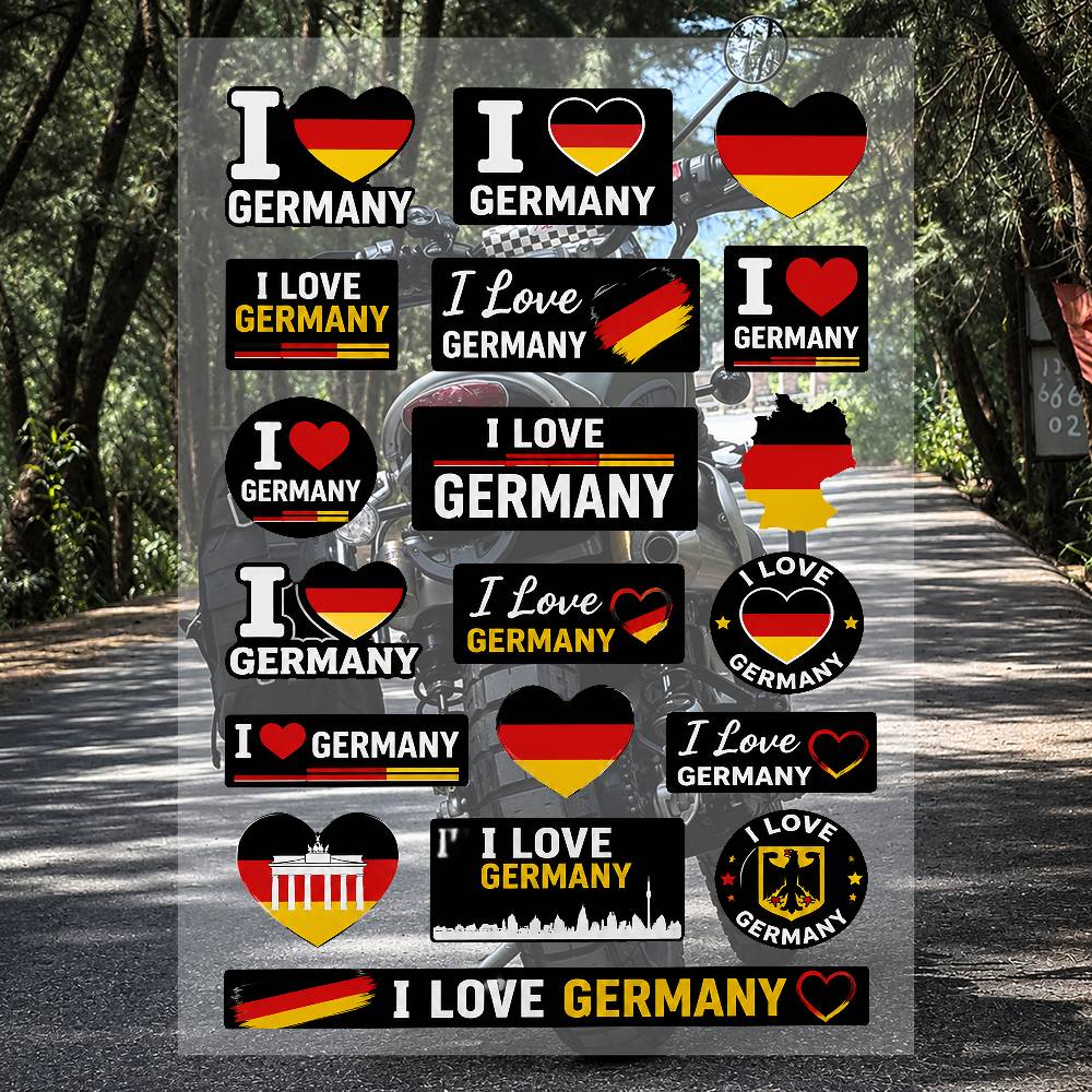 Stiker Merek Streetwear A-Germ - Streetwear Brand Germany ulasan dan harga