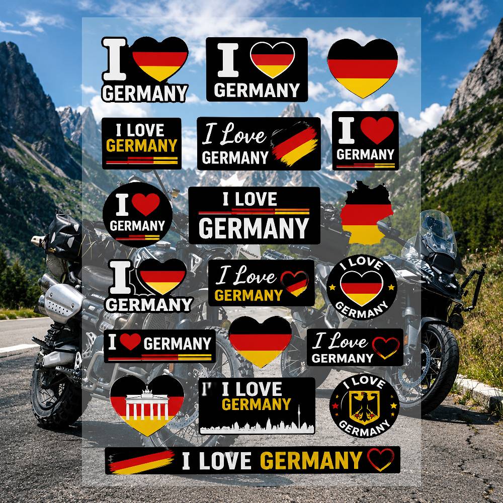 Stiker Merek Streetwear A-Germ - Streetwear Brand Germany ulasan dan harga