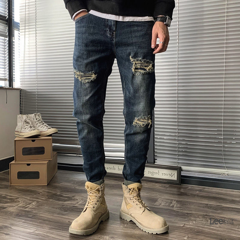 Celana Jeans Robek Pria Musim  - Streetwear Brand Jeans ulasan dan harga