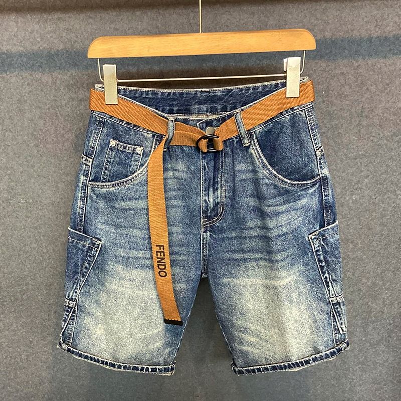 Celana Pendek Denim Kasual Pri - Streetwear Brand Jeans ulasan dan harga