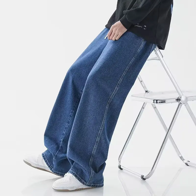 Celana Jeans Pria Kasual Longg - Streetwear Brand Jeans ulasan dan harga