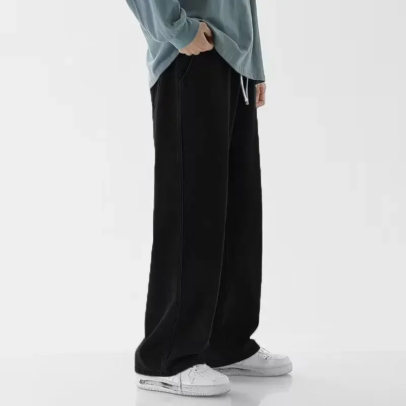 Celana Jeans Pria Kasual Longg - Streetwear Brand Jeans ulasan dan harga