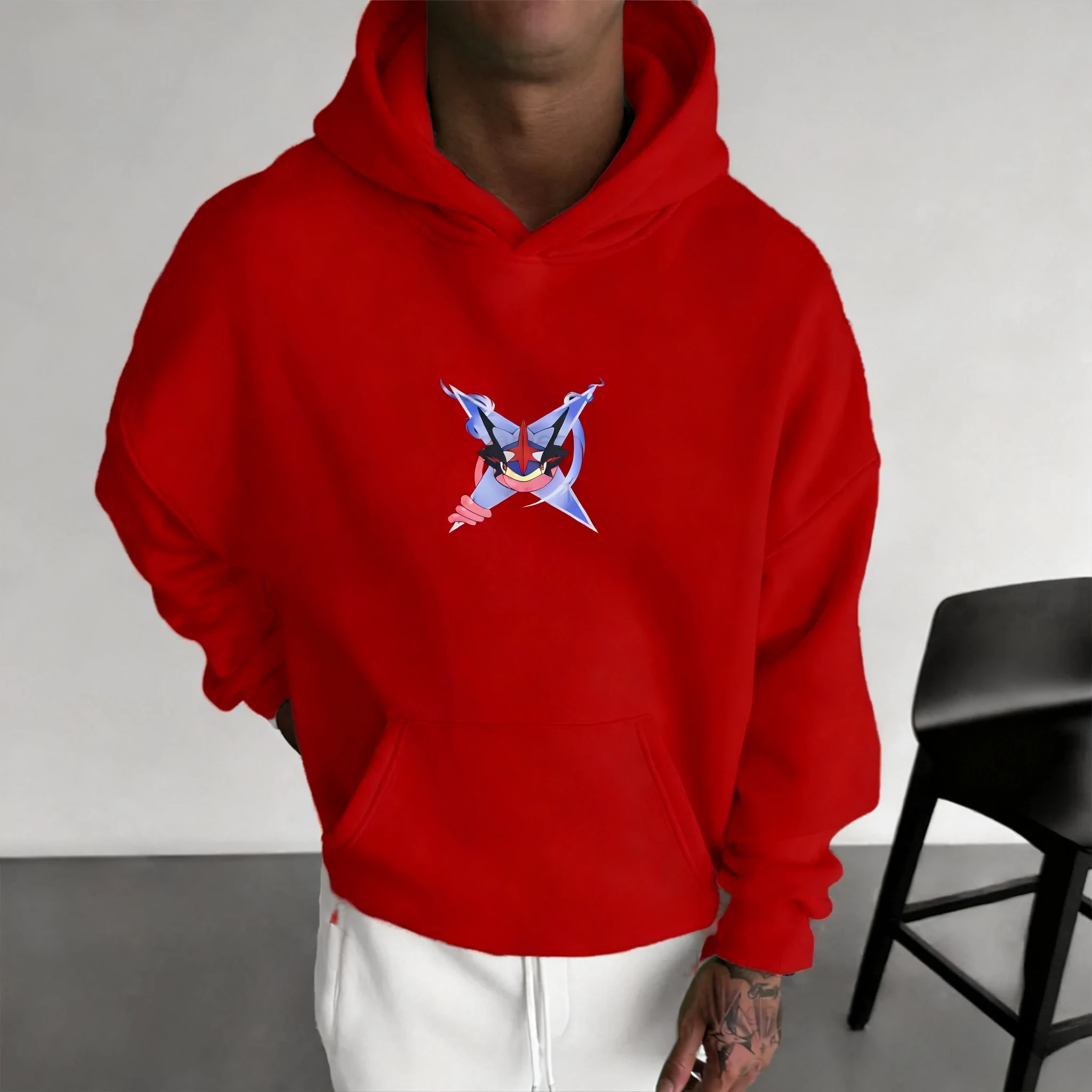 Hoodie Bermerek Greninja Anime - Streetwear Brands ulasan dan harga