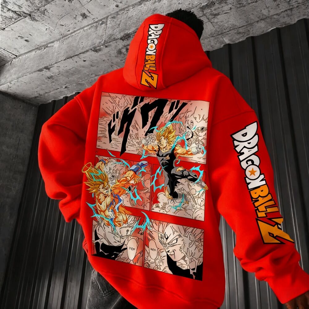 Hoodie Cetak Bermerek Dragon B - Streetwear Brands ulasan dan harga
